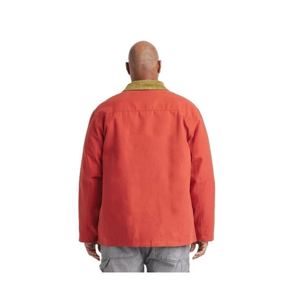 Houston White Utility Jacket Men's XL Corduroy Collar Barn Coat Chore Jacket - Picture 2 of 13